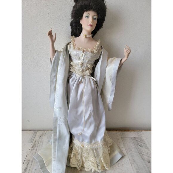 Franklin heirloom boudier doll AS IS Gibson Girl porcelain collectible - Picture 3 of 16